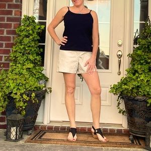 Maternity stretch Khaki shorts.
